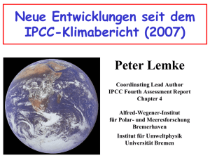 Abschluss1_Neues seit IPCC 2007