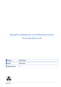 Multiple Installationen von Softwareversionen