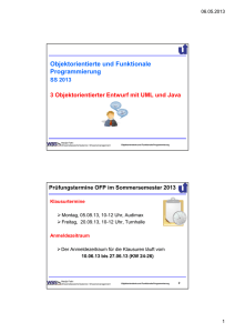 Objektorientierte und Funktionale Programmierung