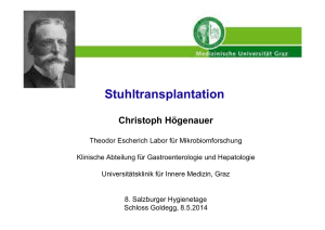 Stuhltransplantation