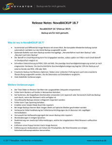 Release Notes: NovaBACKUP 18.7