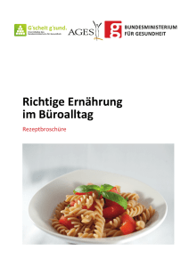 Richtige Ernährung im Bueroalltag