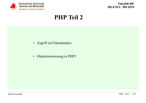 PHP Teil 2 - smiffy.de