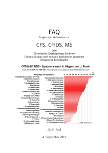 faq - cfs, cfids, me