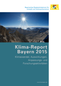 Klima-Report Bayern 2015