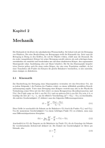 Kapitel 2 - Mechanik