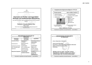 1 20.11.2012 Depression im Kindes- und Jugendalter