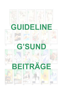 Guideline - G`sund.net