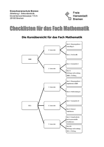 Checkliste Kurs 3