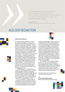 Aus der redAktion - Forschung Frankfurt - Goethe