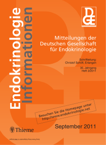 3/2011 - Deutsche Gesellschaft für Endokrinologie