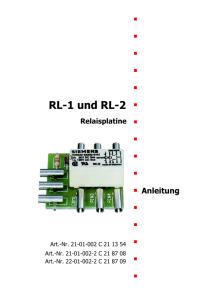 RL-1 und RL-2 - im Modellbahn