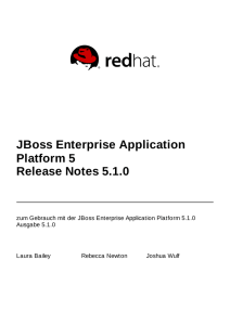 JBoss Enterprise Application Platform 5 Release Notes 5.1.0