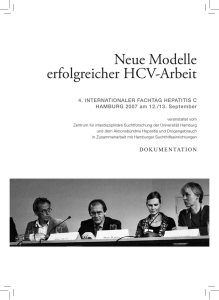 Neue Modelle erfolgreicher HCV-Arbeit