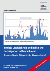 Soziale Ungleichheit und politische Partizipation in Deutschland