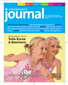Journal Ausgabe 03/2009 (PDF 5.0 MB)