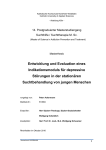 Entwicklung und Evaluation eines Indikationsmoduls