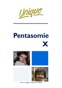 Pentasomy X FTNW German - Unique The Rare Chromosome