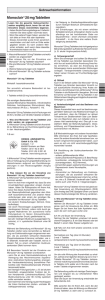 Monoclair® 20 mg Tabletten