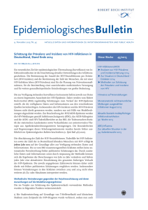 Epidemiologisches Bulletin 45/2015