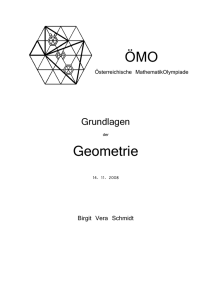 Skriptum ÖMO Geometrie 2008
