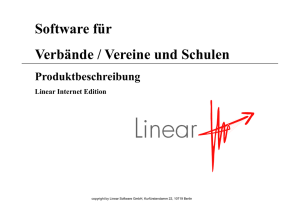 Weitere Informationen - Linear Software GmbH