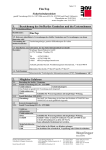 Sicherheitsdatenblatt