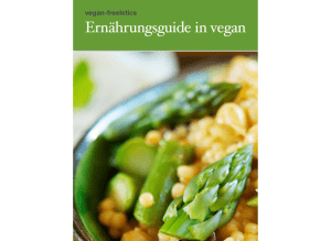 Ernährungsguide in vegan