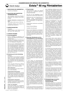 Evista 60 mg Filmtabletten - SRZ