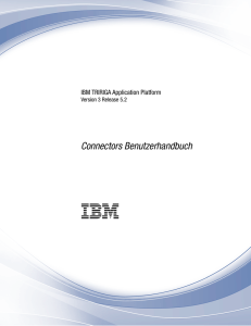 IBM TRIRIGA Application Platform 3 Connectors Benutzerhandbuch