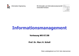 Informationsmanagement - Fachbereich Informatik und