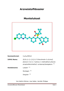 Arzneistoffdossier Montelukast