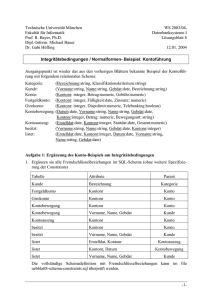 Lösungsblatt 8 - Technische Universität München