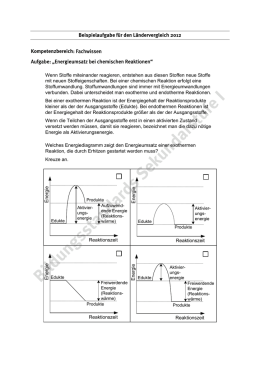 Merkmale Chemischer Reaktionen