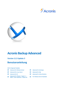 Acronis Backup