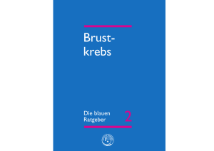 Patientenbroschüre über Brustkrebs als PDF