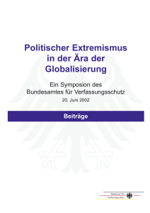 Symposium 2002 - Bundesamt für Verfassungsschutz