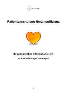 Patientenschulung Herzinsuffizienz