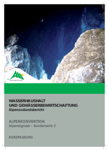 Wasserhaushalt und Gewässerbewirtschaftung