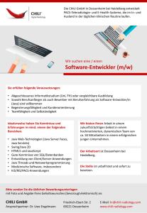 Software-Entwickler (m/w)