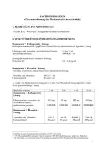 FACHINFORMATION (Zusammenfassung der Merkmale des