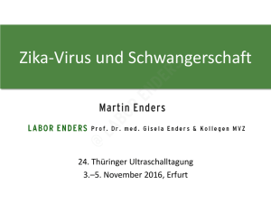 Zika-Virus Infektion - Thüringer Ultraschalltagung