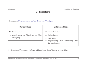 3. Exceptions - Hochschule Bonn-Rhein-Sieg