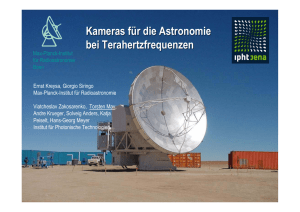 Kameras für die Astronomie bei Terahertzfrequenzen