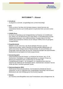 WATCHMAN™ – Glossar