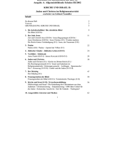 Juden und Christen im Religions - Gesellschaft f&uuml;r christlich