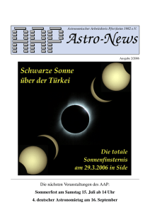 AAP Astro-News 2/2006 - Sternwarte Bieselsberg