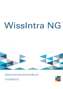 Administratorenhandbuch Installation