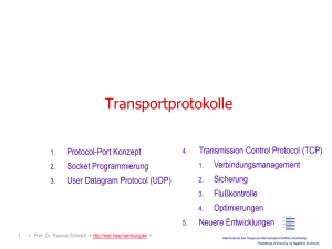 Rechnernetze: Transportprotokolle