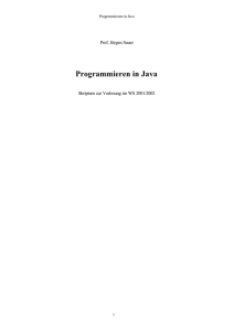 Programmieren in Java - oth